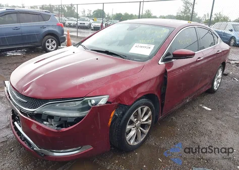 2015 Chrysler 200 C из США, поврежденный, VIN 1C3CCCCB6FN528600